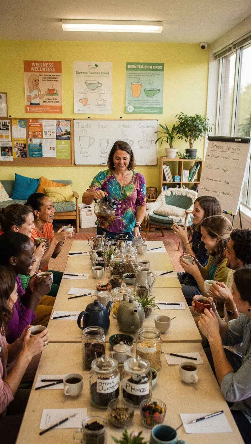 Ramus vakaro skaitymo kampelis su arbatos puodeliu ir knyga.